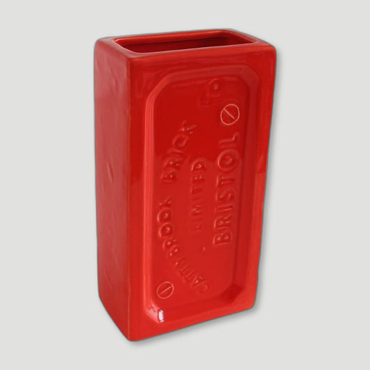 Orange Bristol Brick Vase
