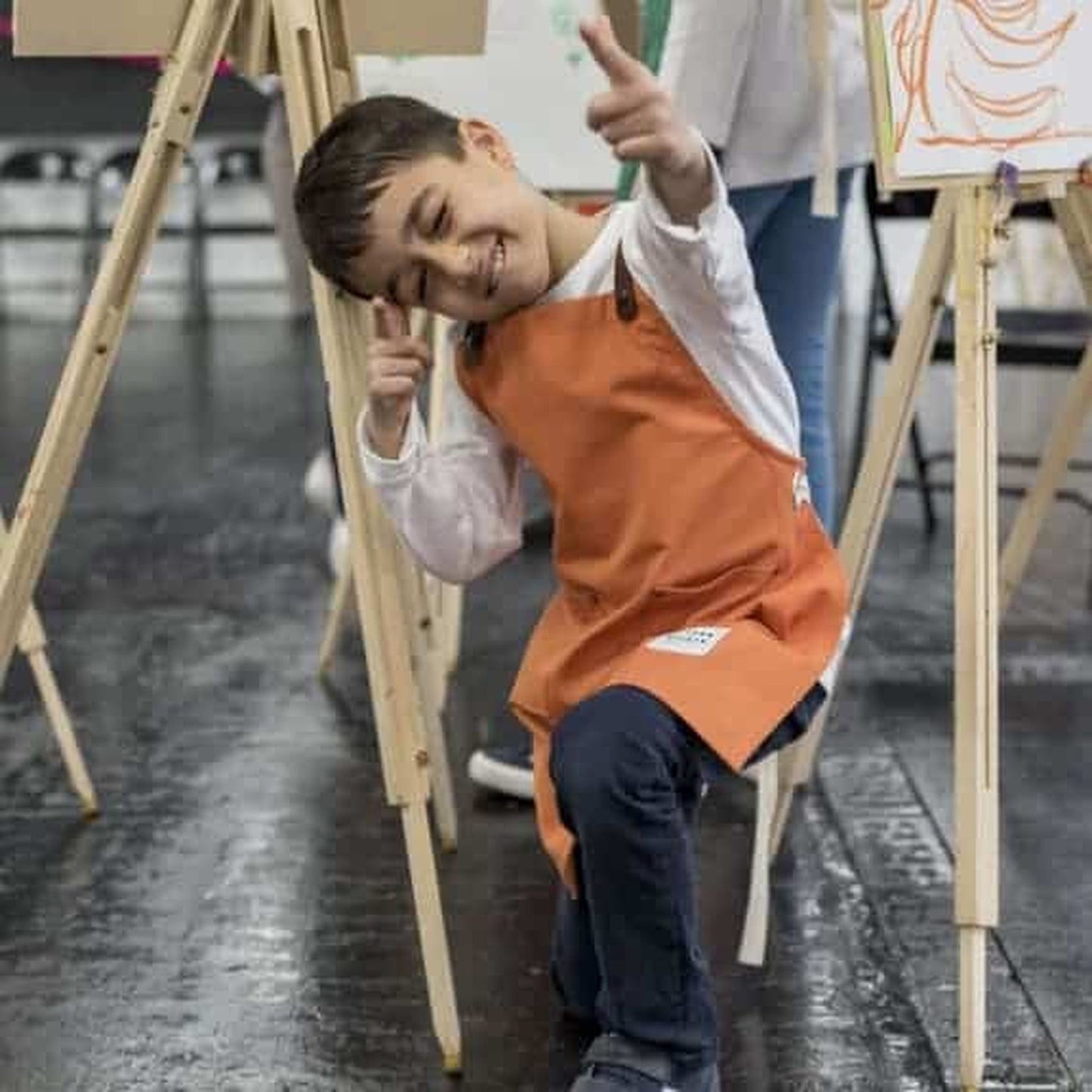 Orange Children's Apron