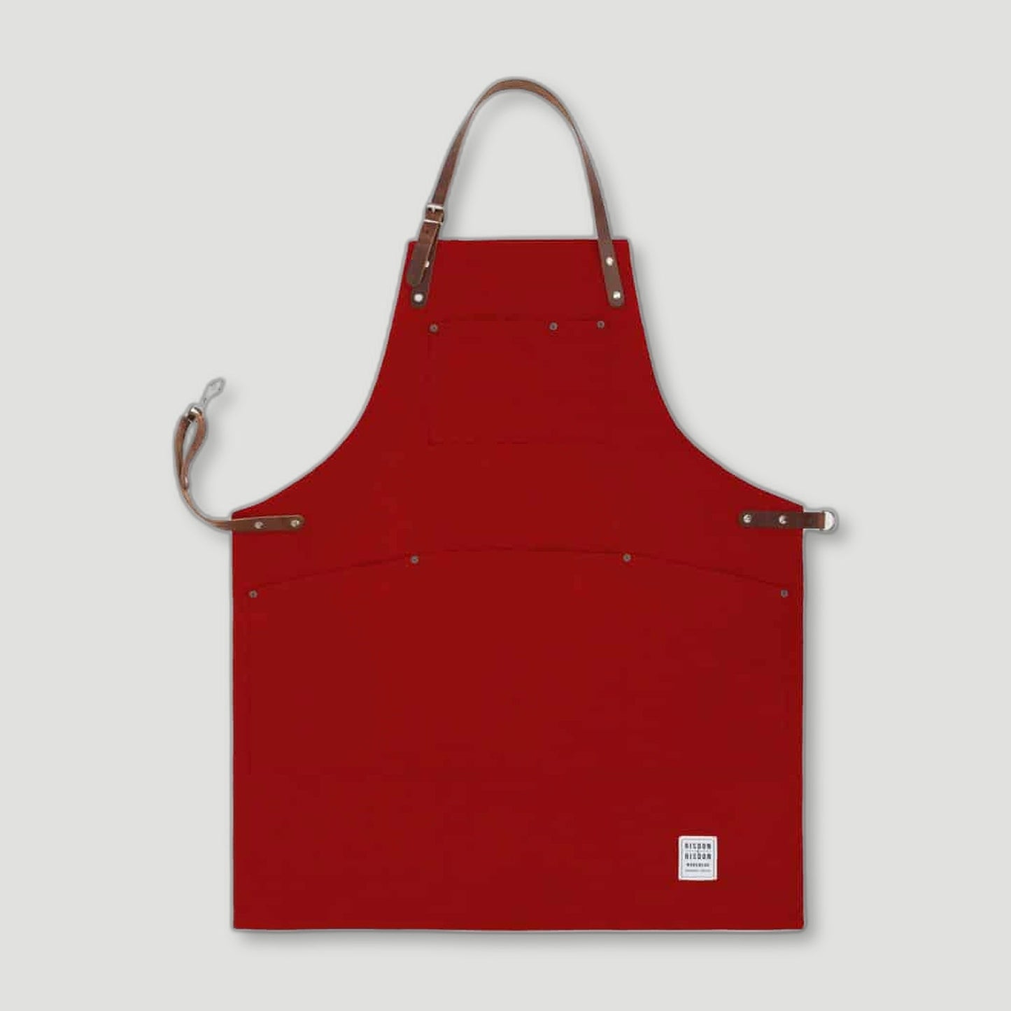 Original Factory Red Apron from Risdon & Risdon - British Made Aprons