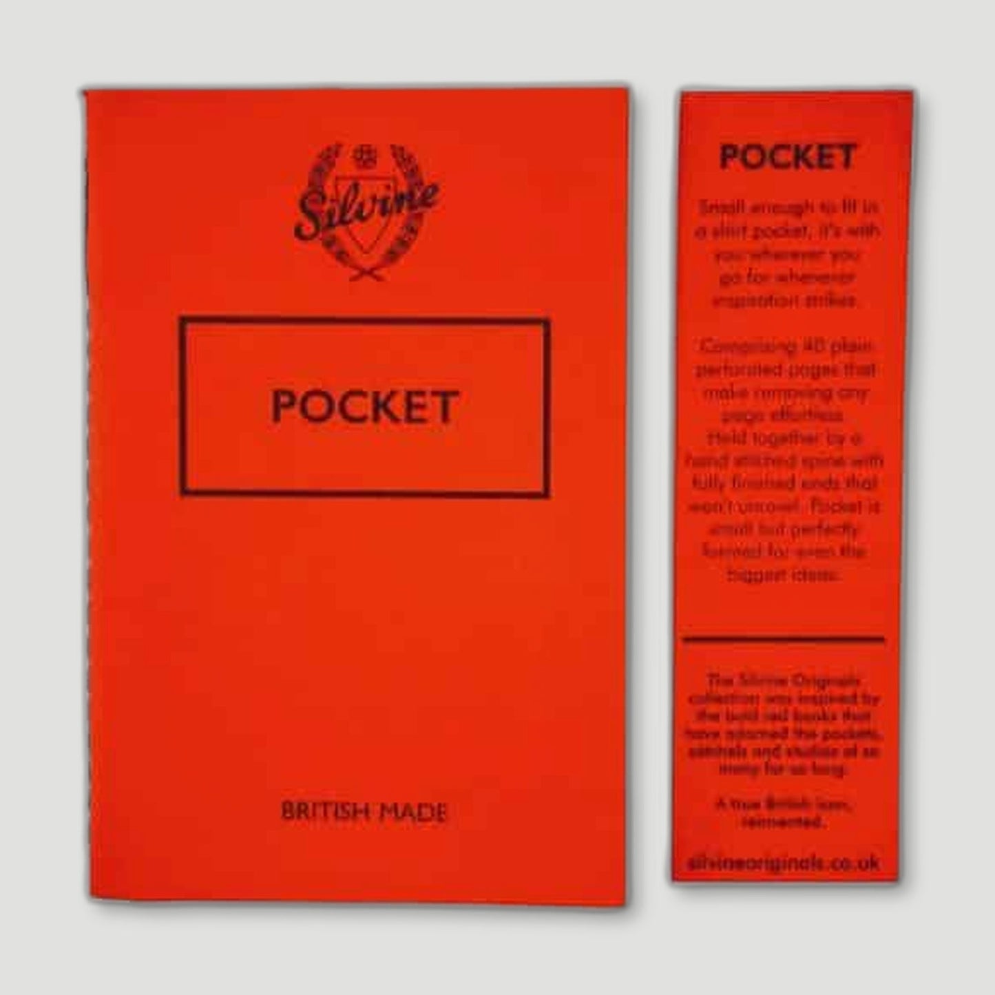 Original Red Pocket Book | 3 Pack from Silvine Originals - British Made Stationery