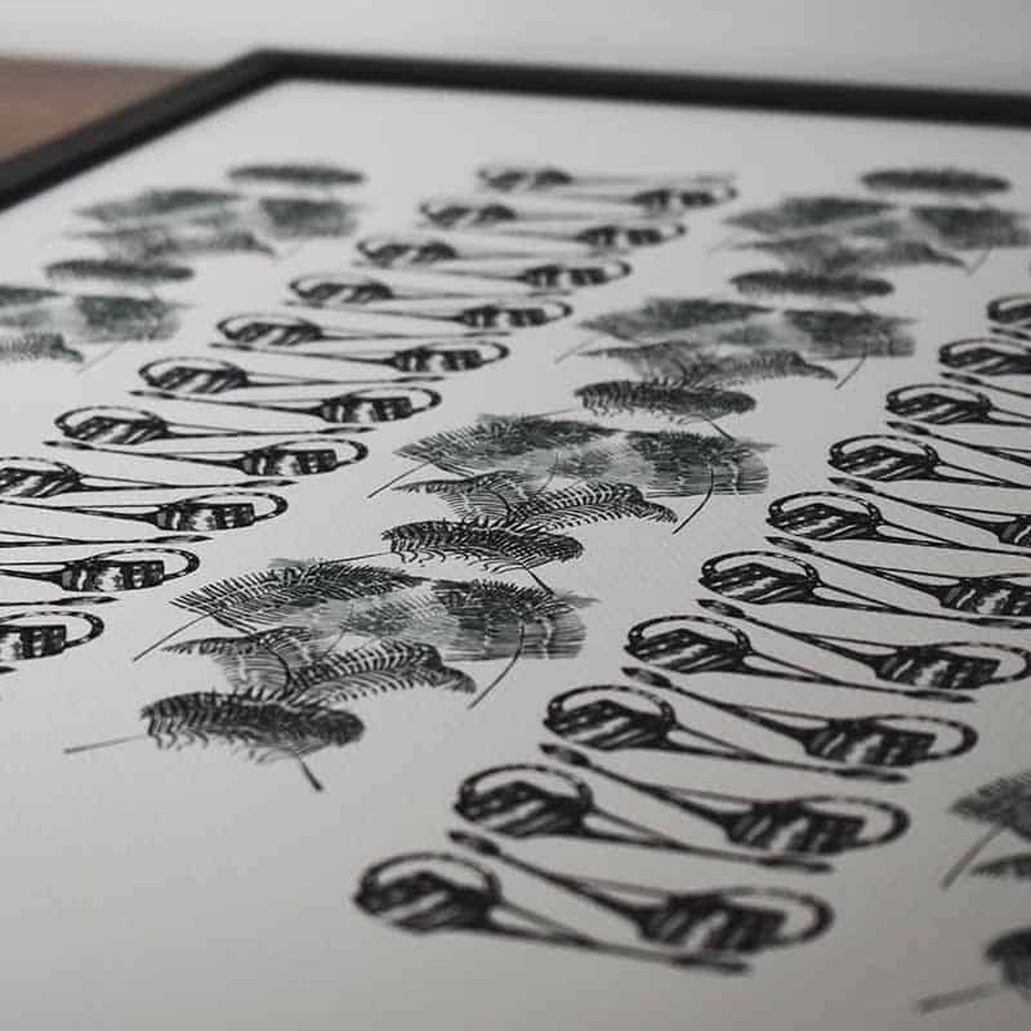 Palms and Watering Cans Limited Edition Print