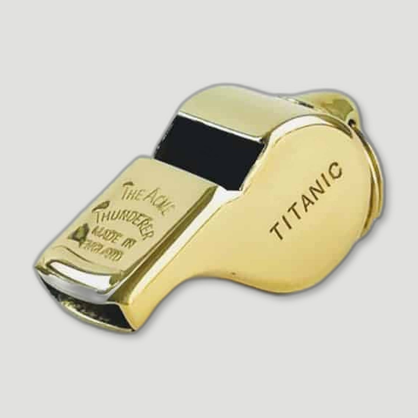 Polished Brass Titanic Whistle from ACME Whistles - British Made Whistles
