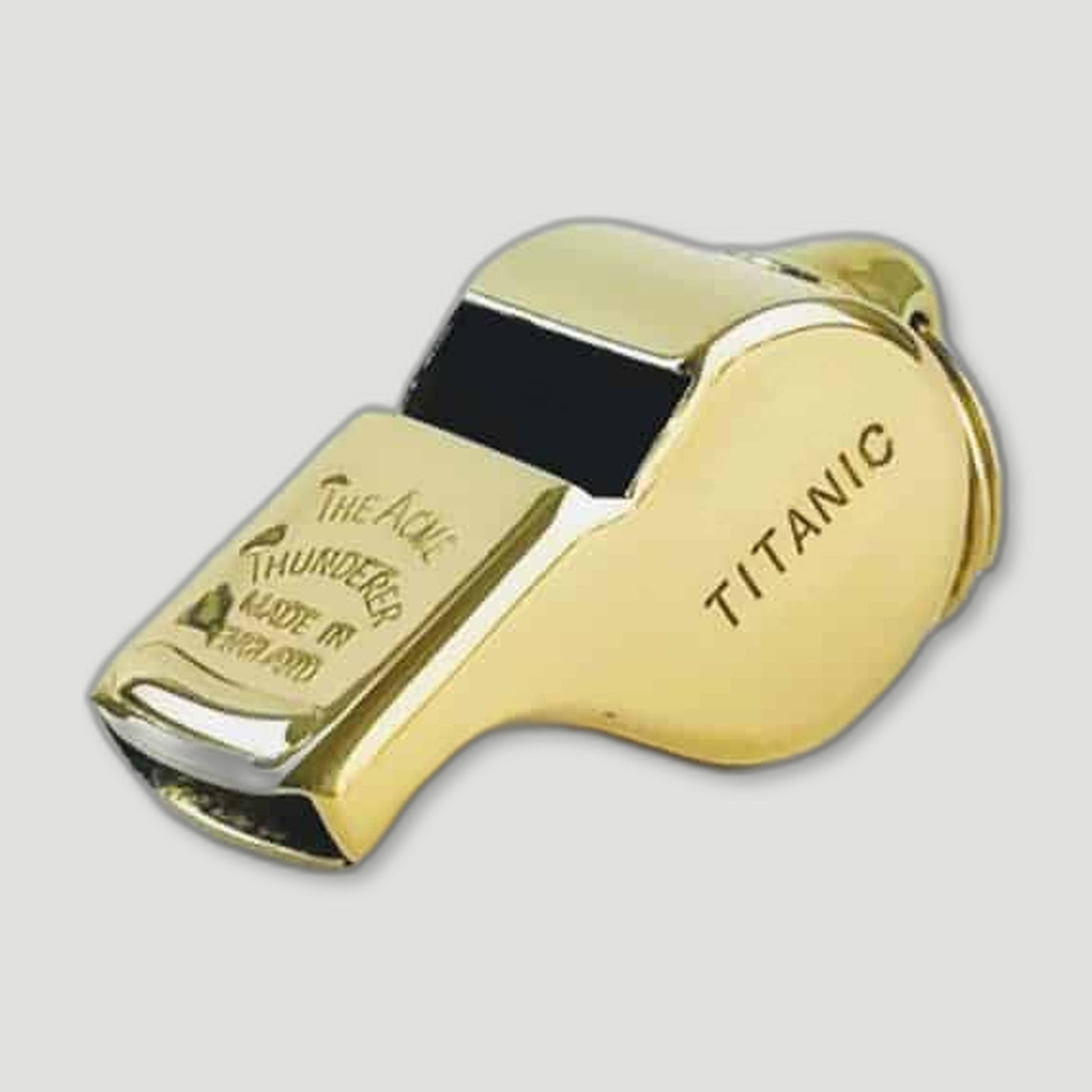 Polished Brass Titanic Whistle from ACME Whistles - British Made Whistles