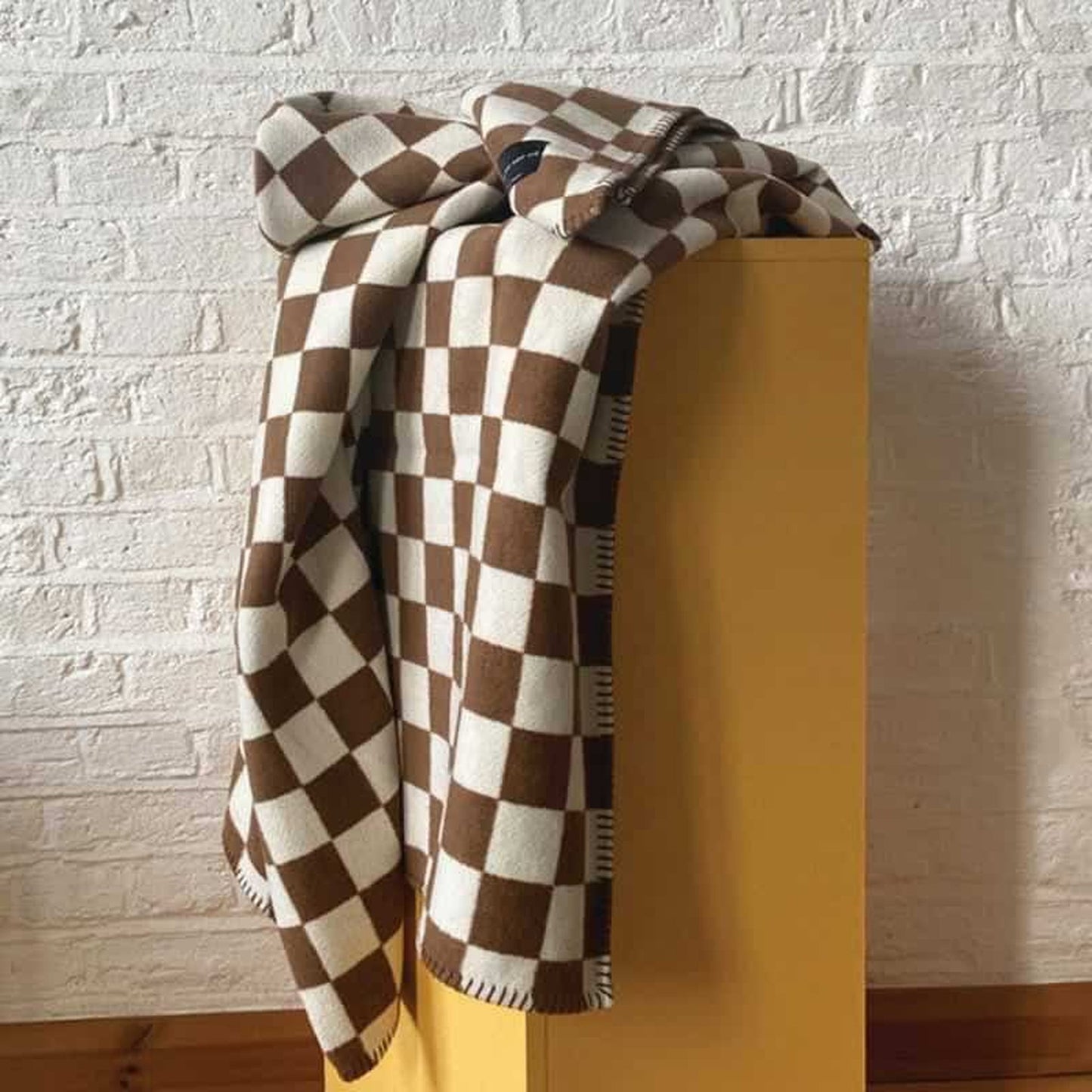 Recycled Cotton Sona Throw - Coffee