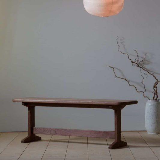 Refectory Bench in Walnut