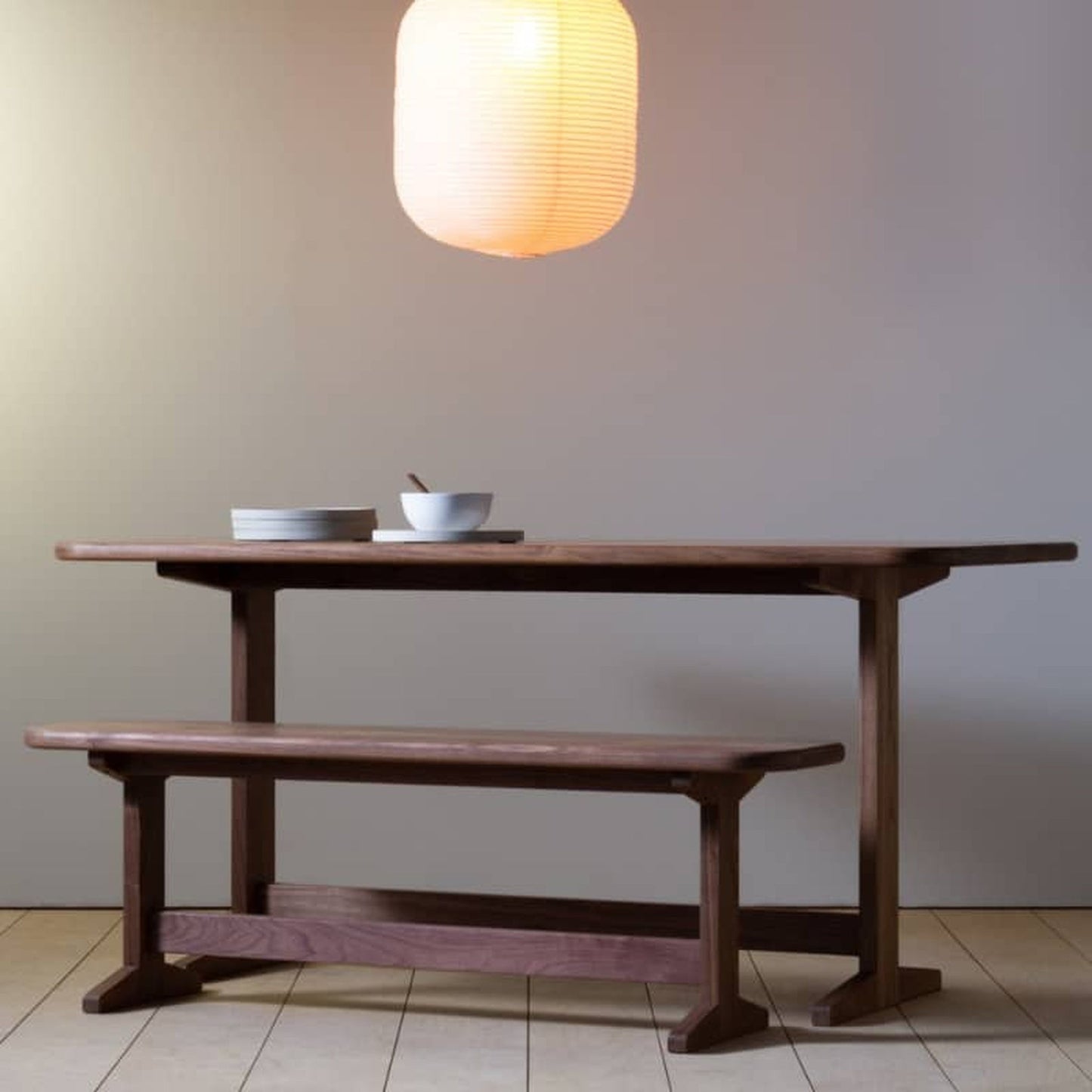 Refectory Bench in Walnut