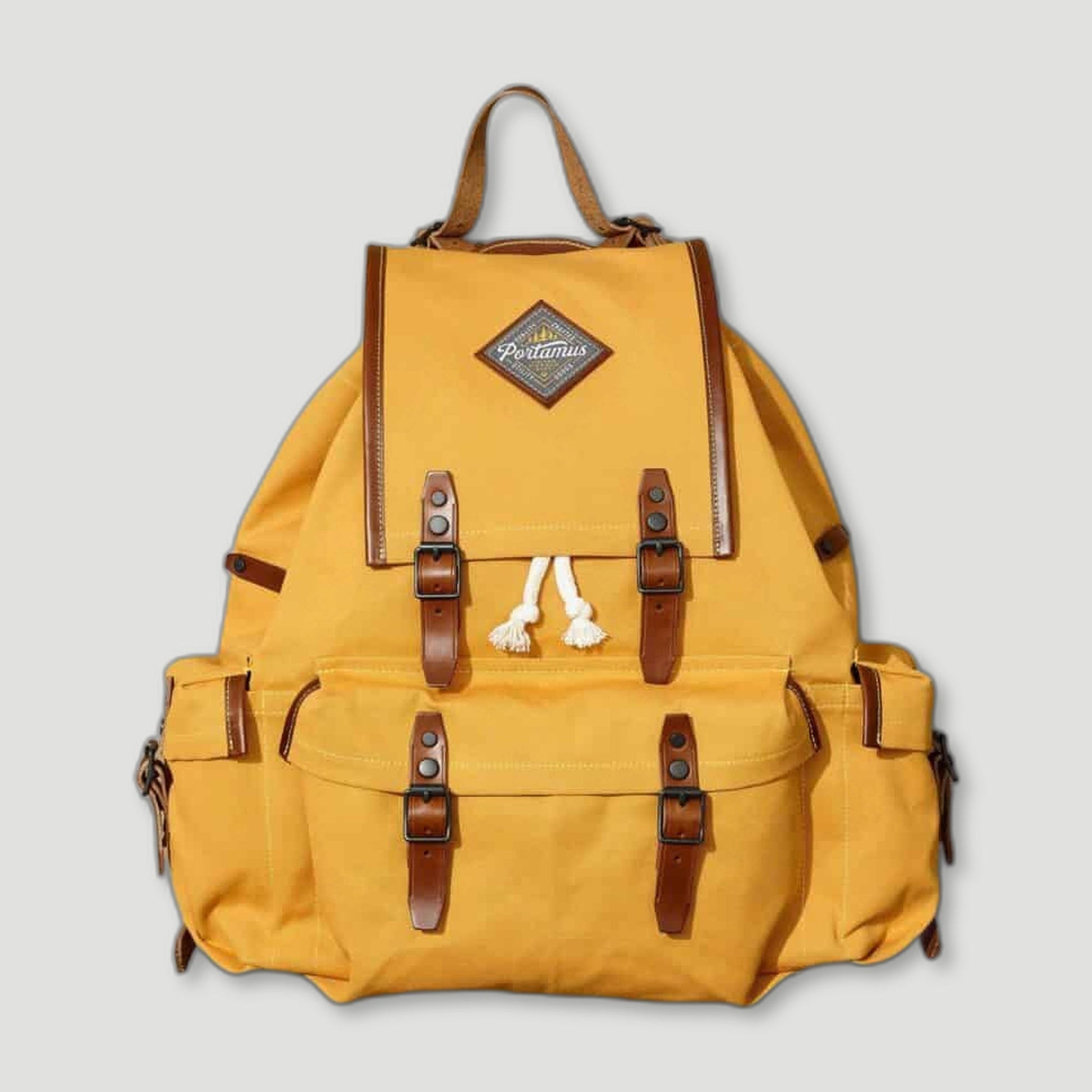 Rockness Backpack Colemans Yellow from Portamus - British Made Bags
