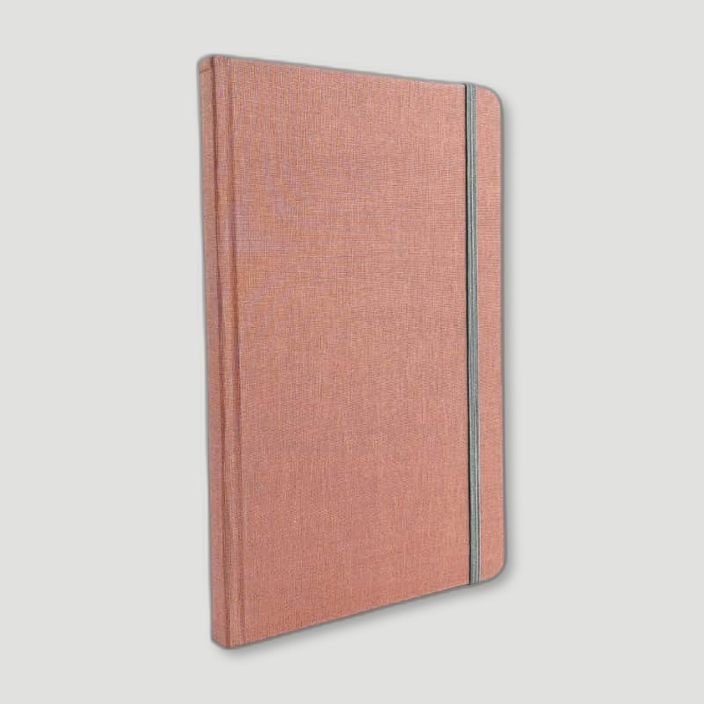 Rose Pink Woven Cloth Notebook from The Stamford Notebook Co - British Made Stationery