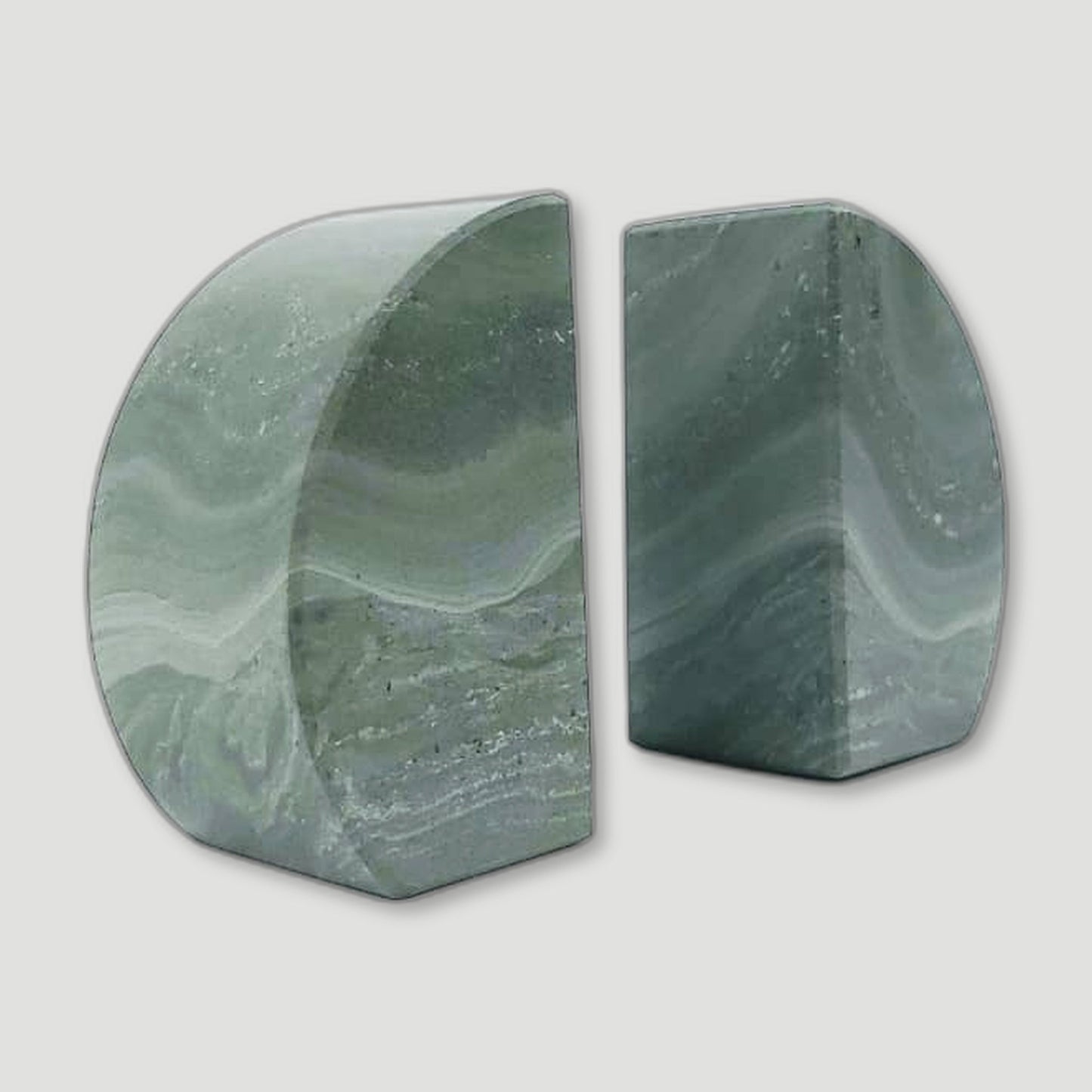 Round Slate Bookends from Coniston Stonecraft - British Made Slate Homeware