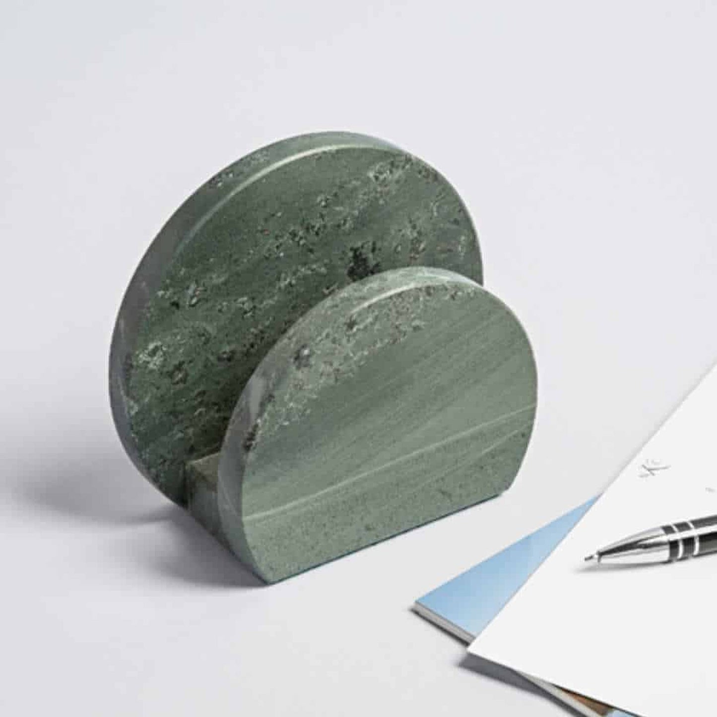 Round Slate Letter Holder
