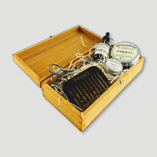 Sawmill Beard Set from Bedfordshire Beard Co - British Made Beard Care