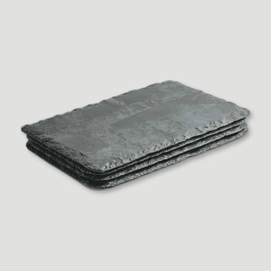 Set of 4 Slate Place Mats from Coniston Stonecraft - British Made Slate Homeware
