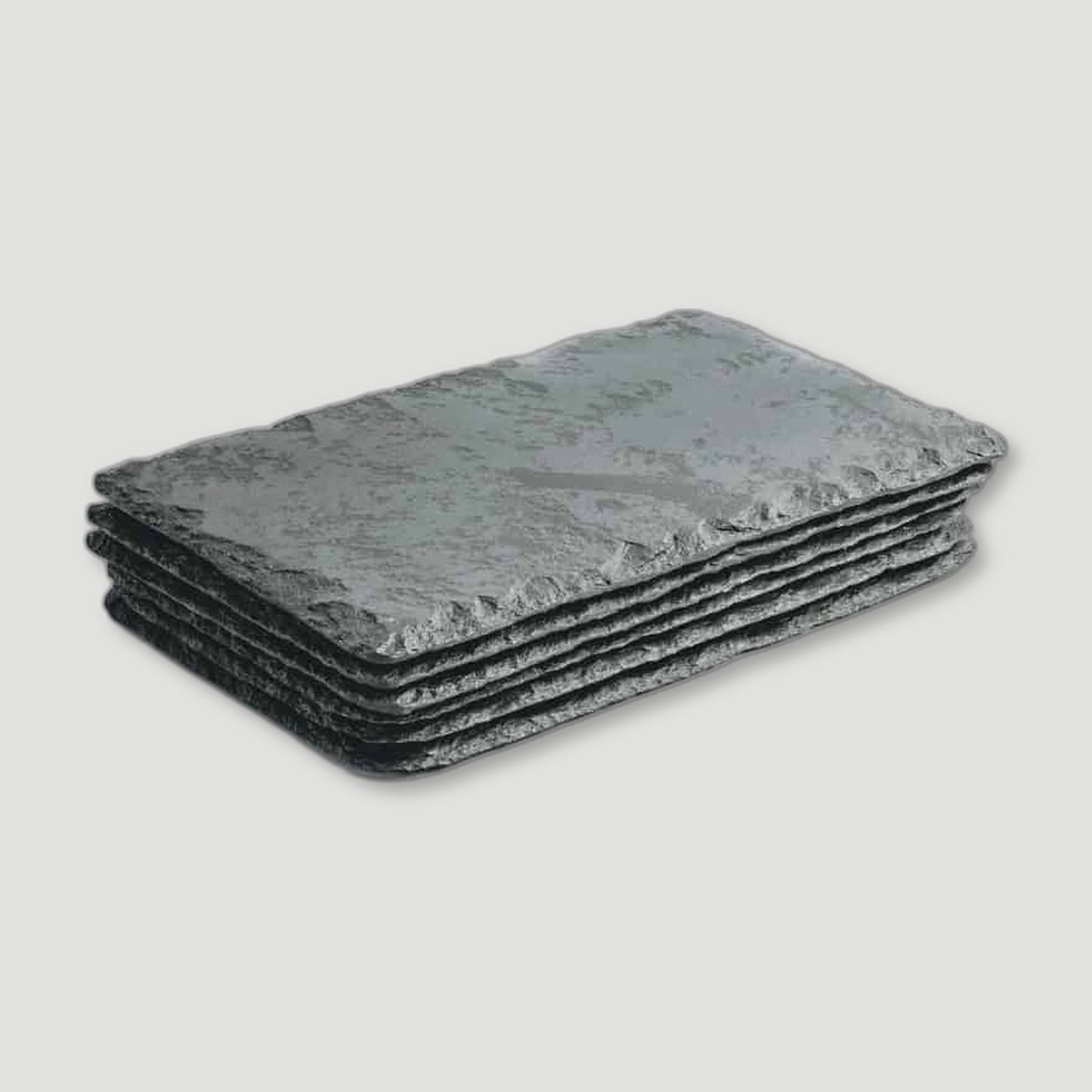 Set of 6 Slate Place Mats from Coniston Stonecraft - British Made Slate Homeware