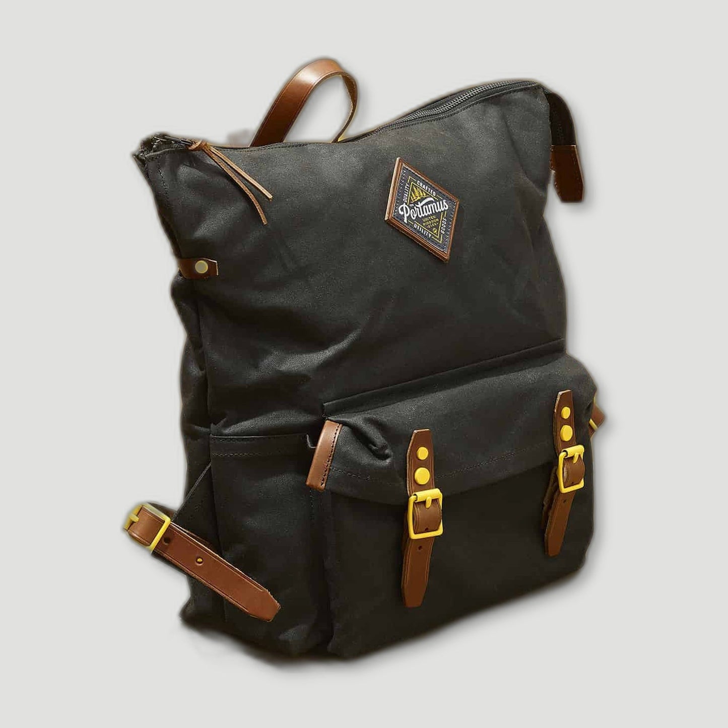 Shortwood Backpack Black Marten from Portamus - British Made Bags