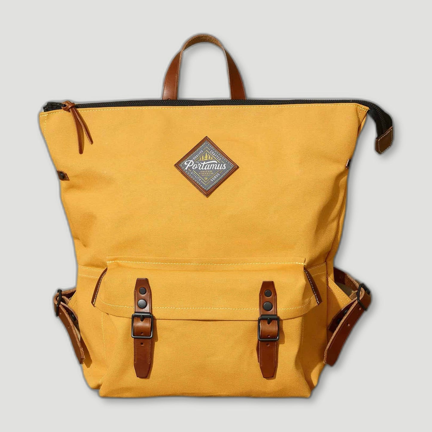 Shortwood Backpack Colemans Yellow from Portamus - British Made Bags