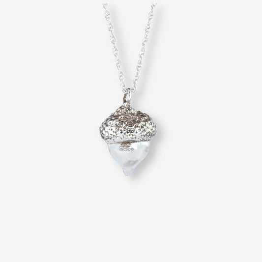 Silver Acorn Necklace