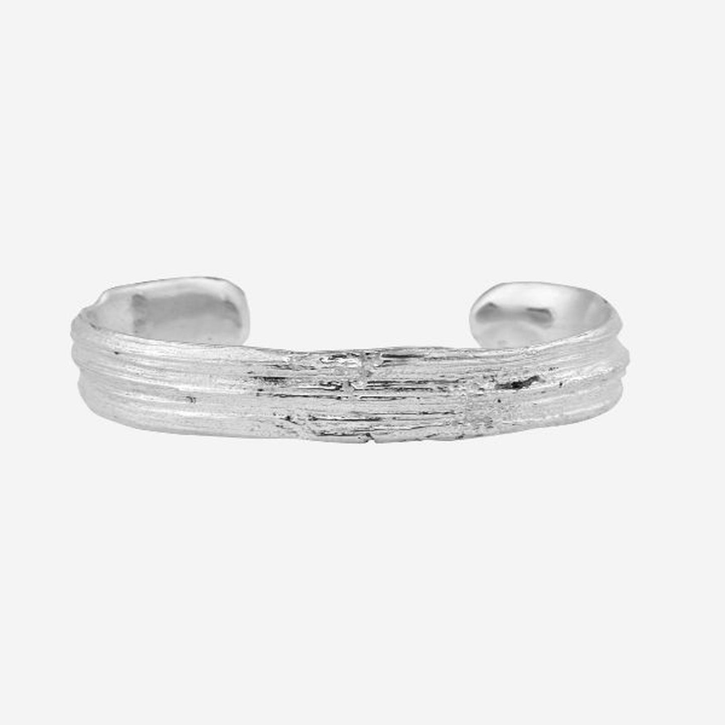 Silver Bark Cuff