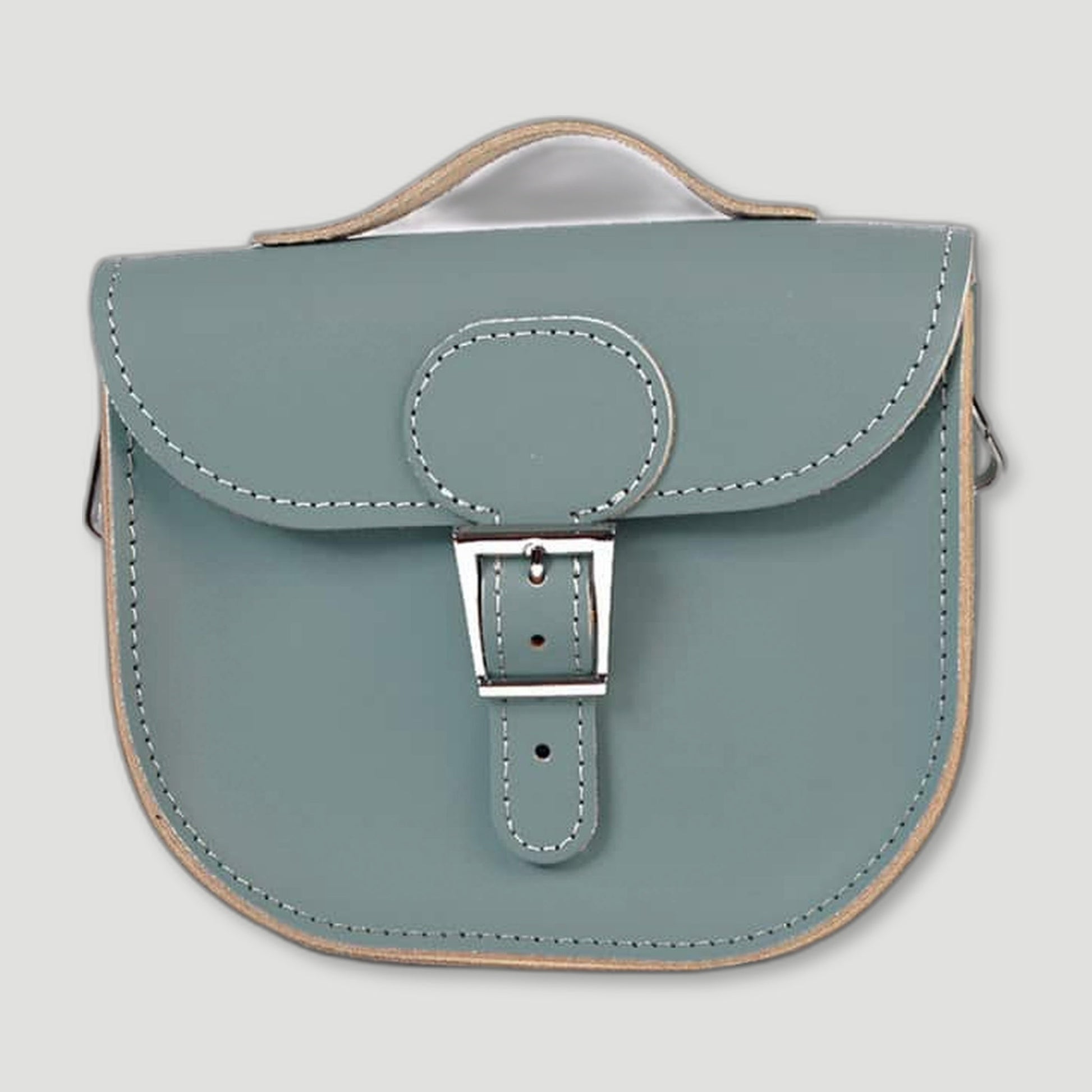 Stormy Sea Half-Pint Satchel from Brit Stitch - British Made Leather Satchels