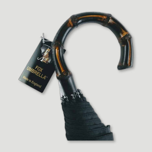 Telescopic Scorched Whangee Umbrella from Fox Umbrellas - British Made Umbrellas