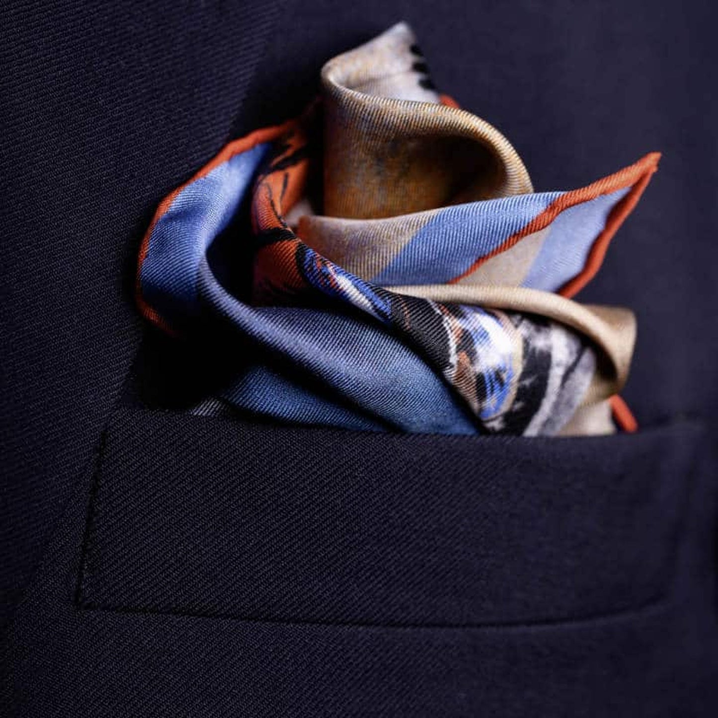 The Jump Pocket Square