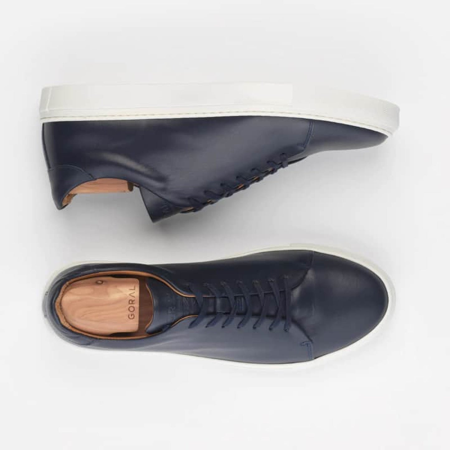 The Mellor II Navy Calfskin Sneakers