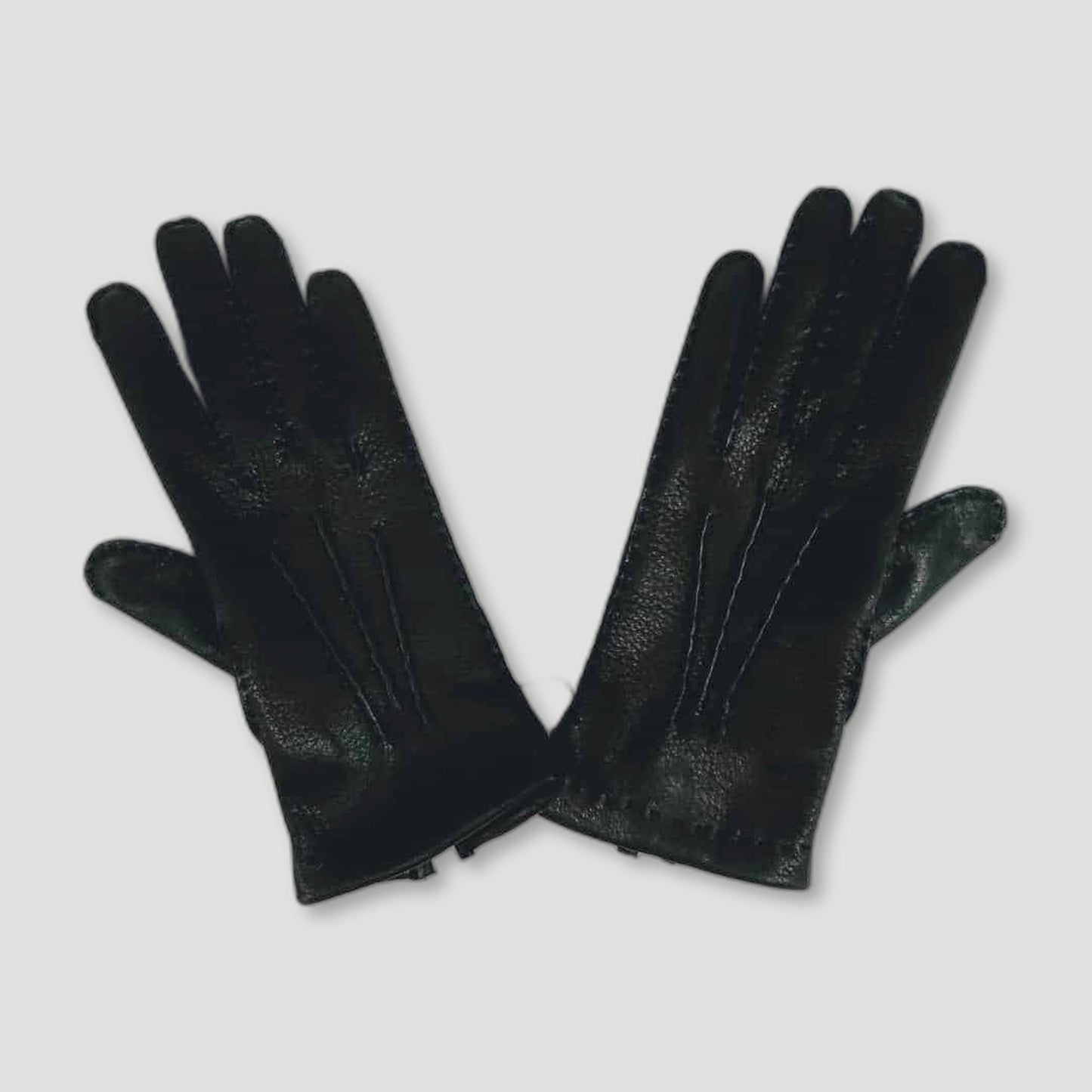 Back view of The Park Lane Black Ladies Gloves from Chester Jefferies - British Made Leather Gloves