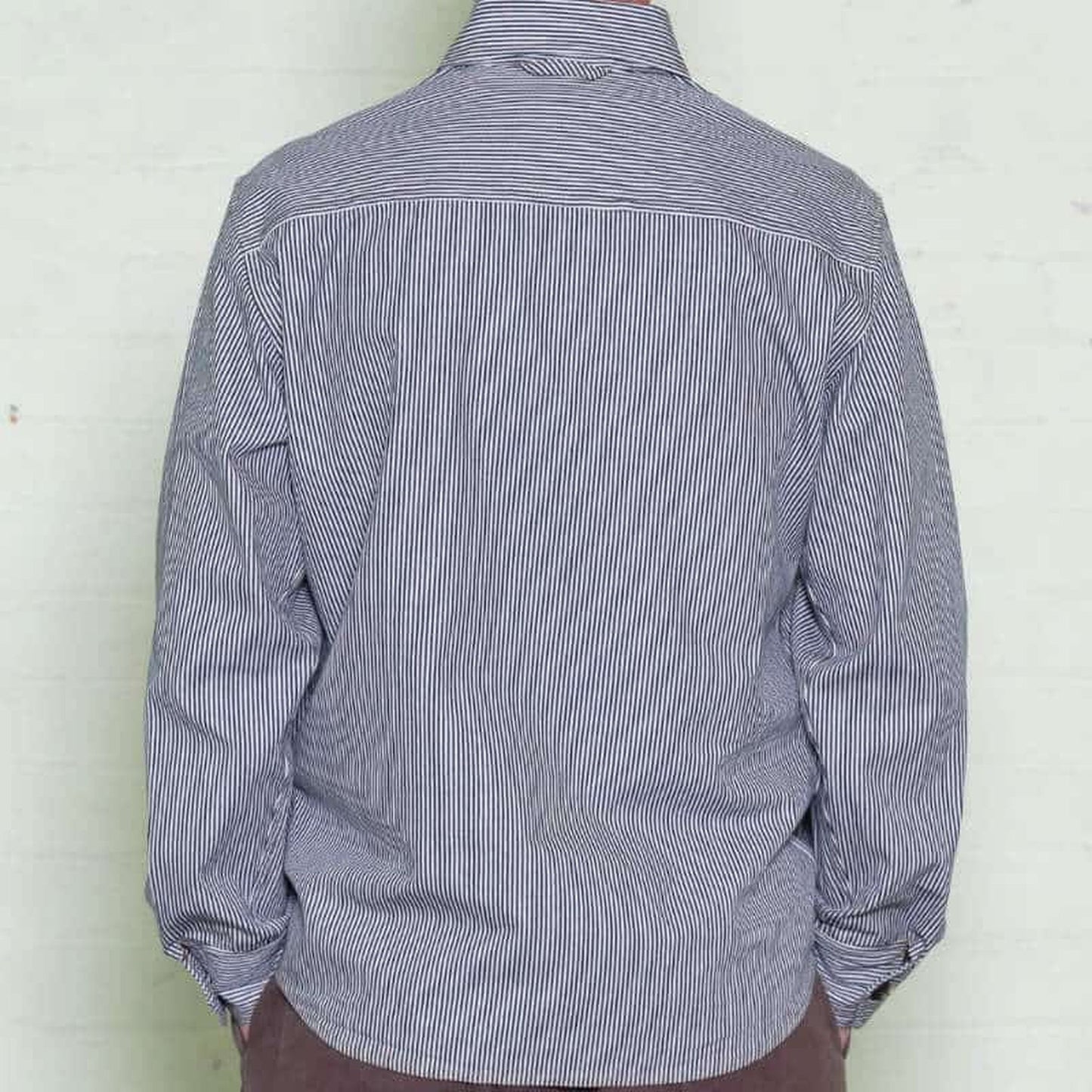 Ticking Stripe Maritime Overshirt