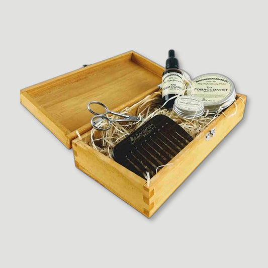 Tobacconist Beard Set from Bedfordshire Beard Co - British Made Beard Care