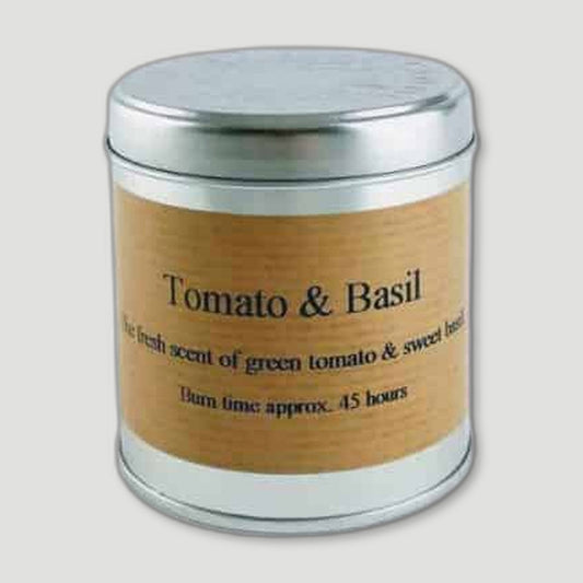 Tomato and Basil Tin Candle from St Eval Candles - British Made Candles