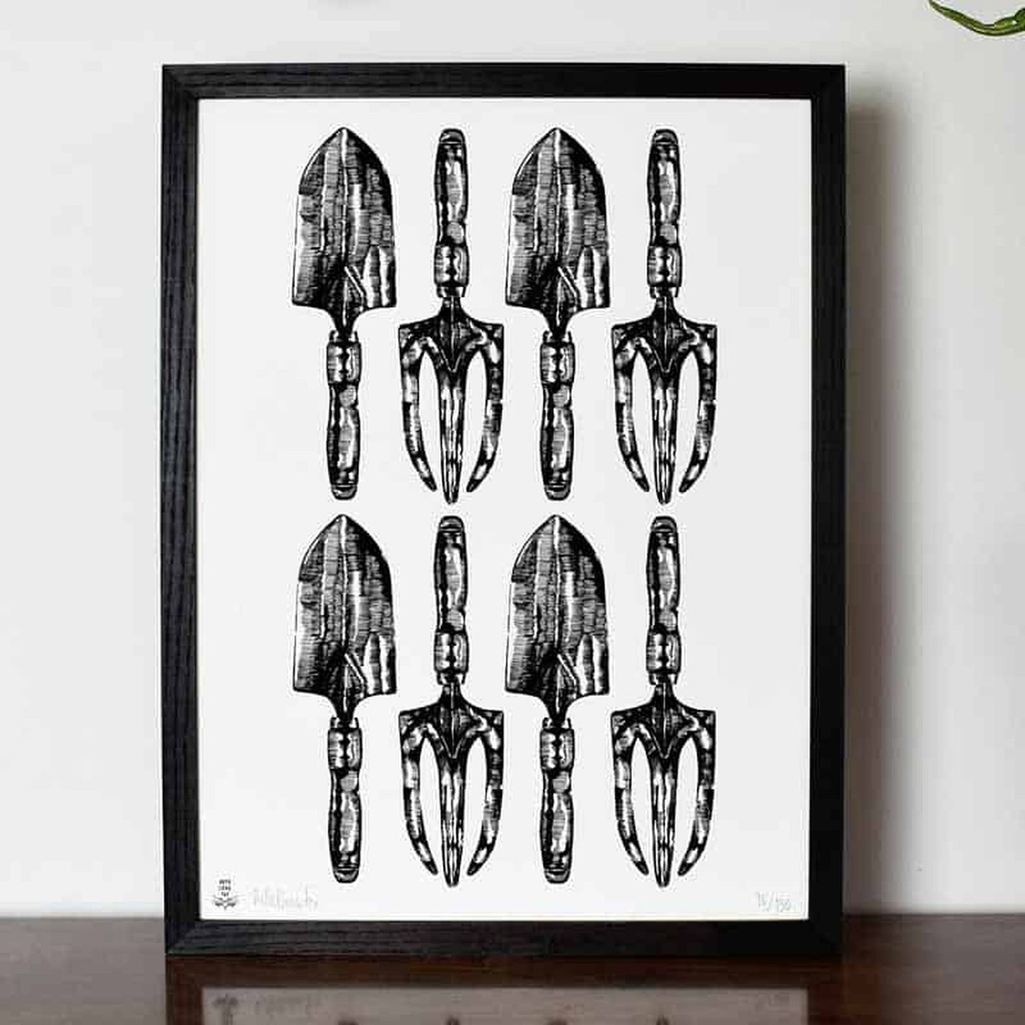 Trowel and Fork Limited Edition Print 12" X 16"
