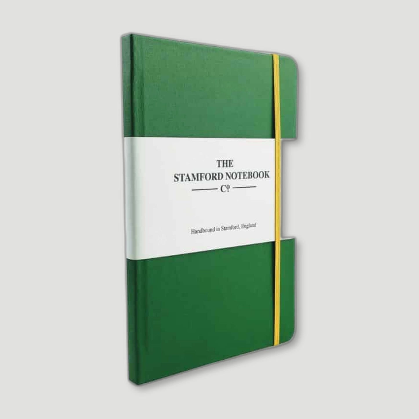 Vibrant Buckram Emerald Notebook from The Stamford Notebook Co - British Made Stationery