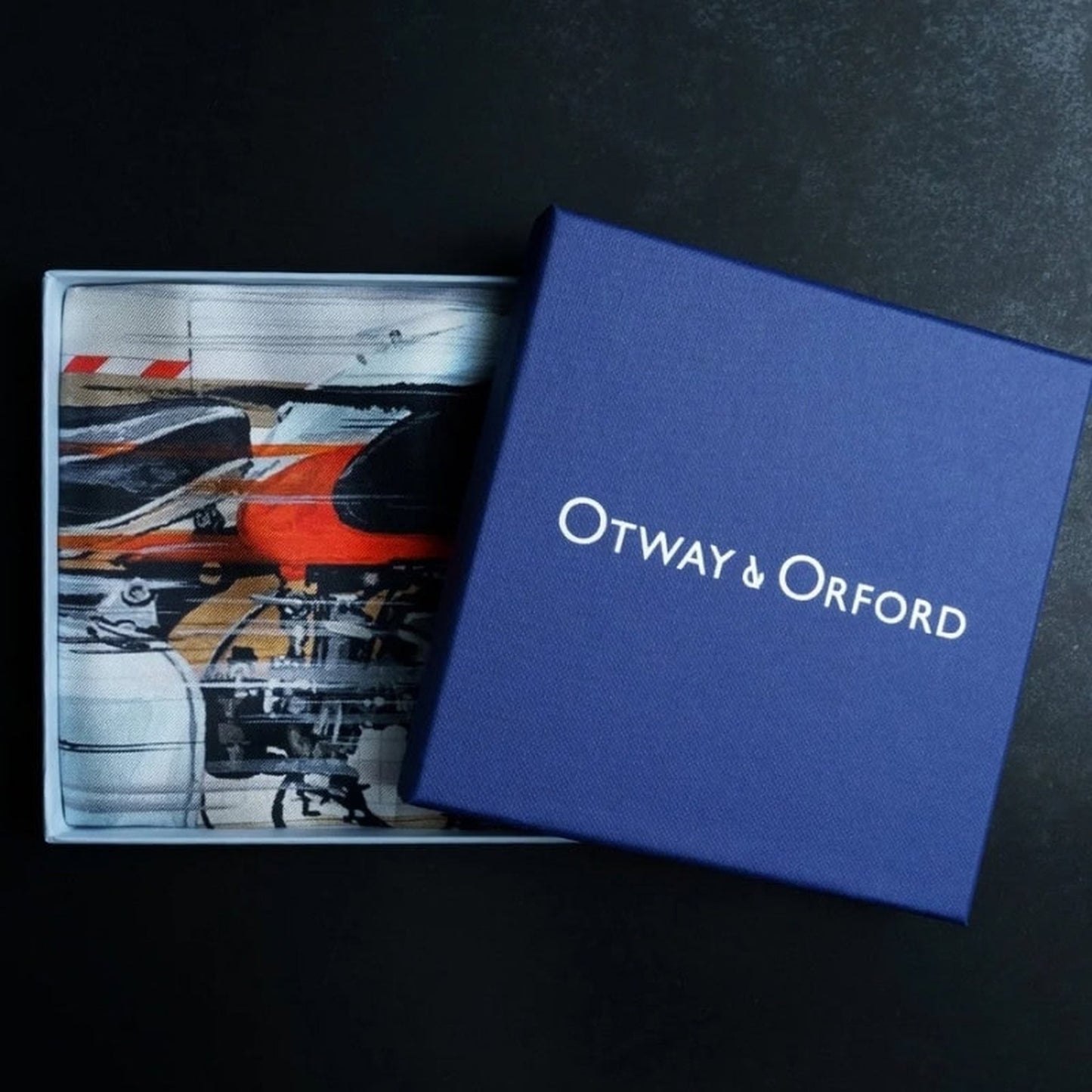 Vintage Velocity Silk Pocket Square