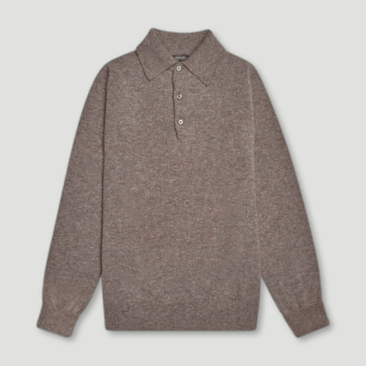 Vole Kelly Long Sleeve Sports Collar Jumper from Malloch's - British Made Wool Jumpers