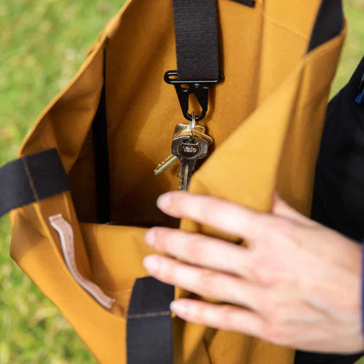 Waxed Cotton Tote Bag