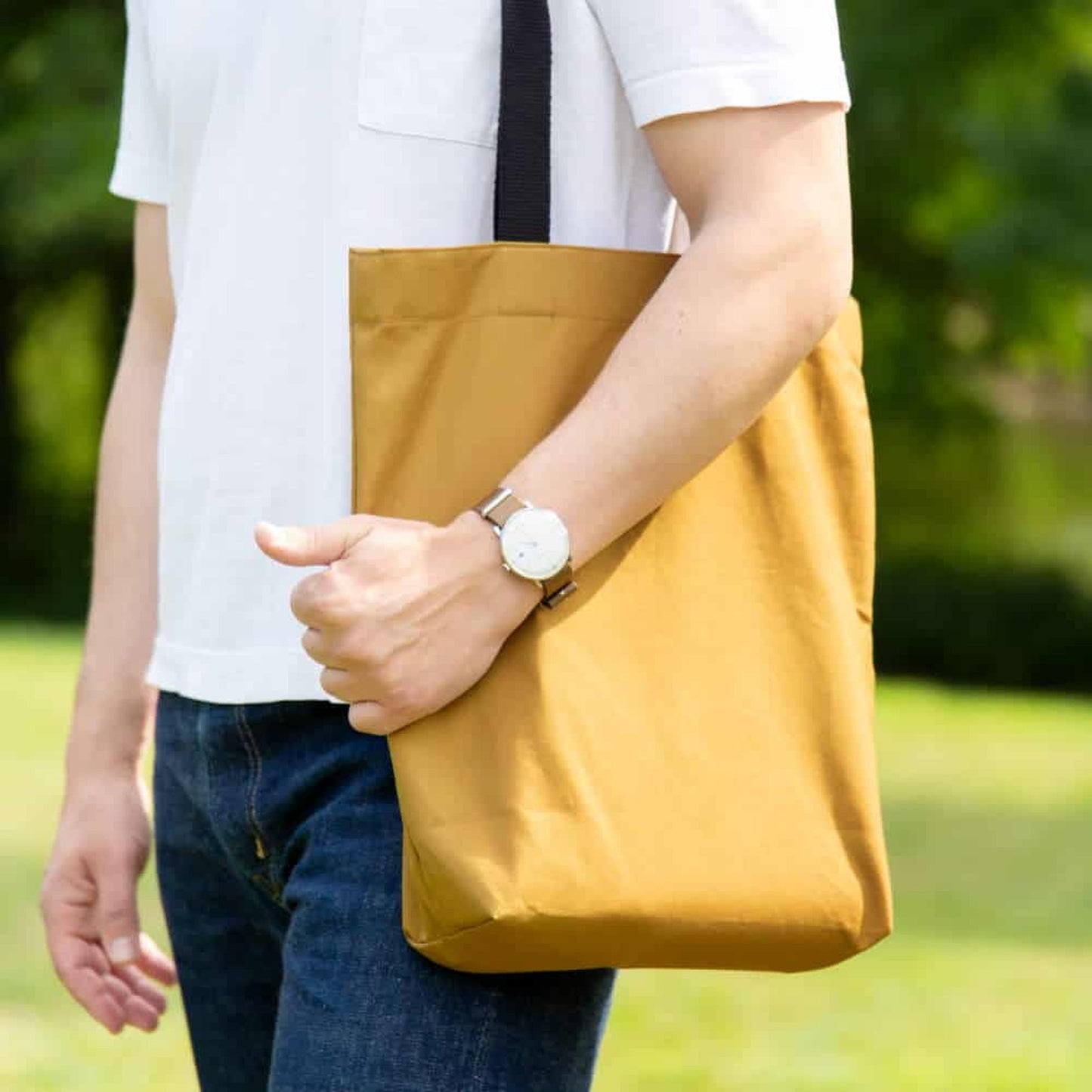 Waxed Cotton Tote Bag