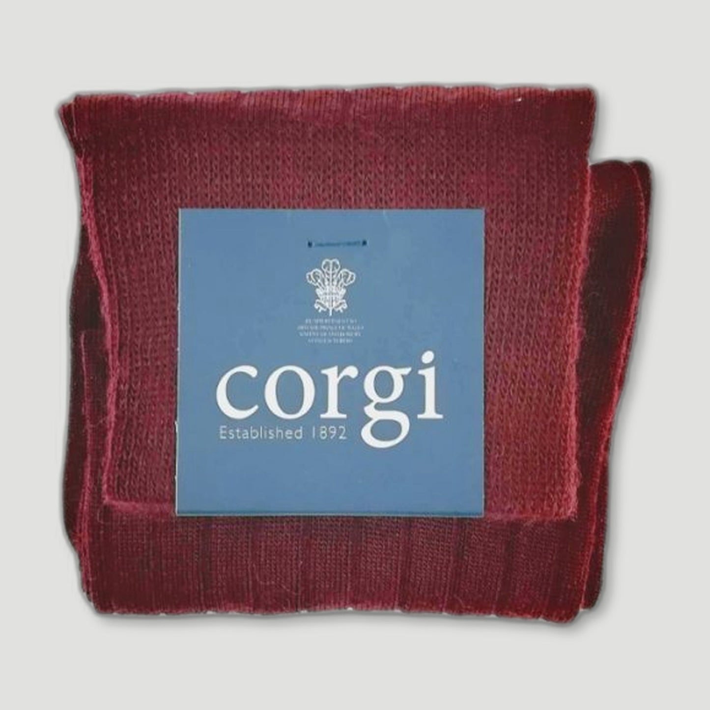 Wine Wool Socks | Lightweight from Corgi Socks - British Made Wool Socks