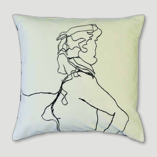 Woman Cushion from One Nine Eight Five - British Made Homeware