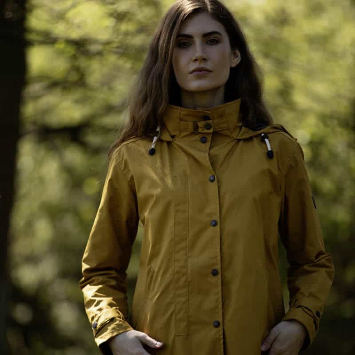 Women's Brighton Staywax Parka - Mustard