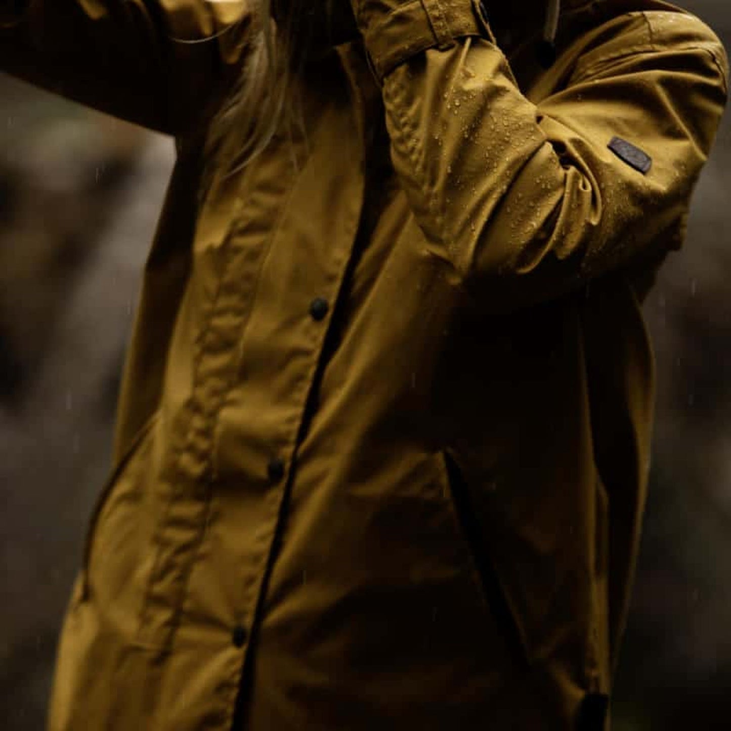 Women's Brighton Staywax Parka - Mustard