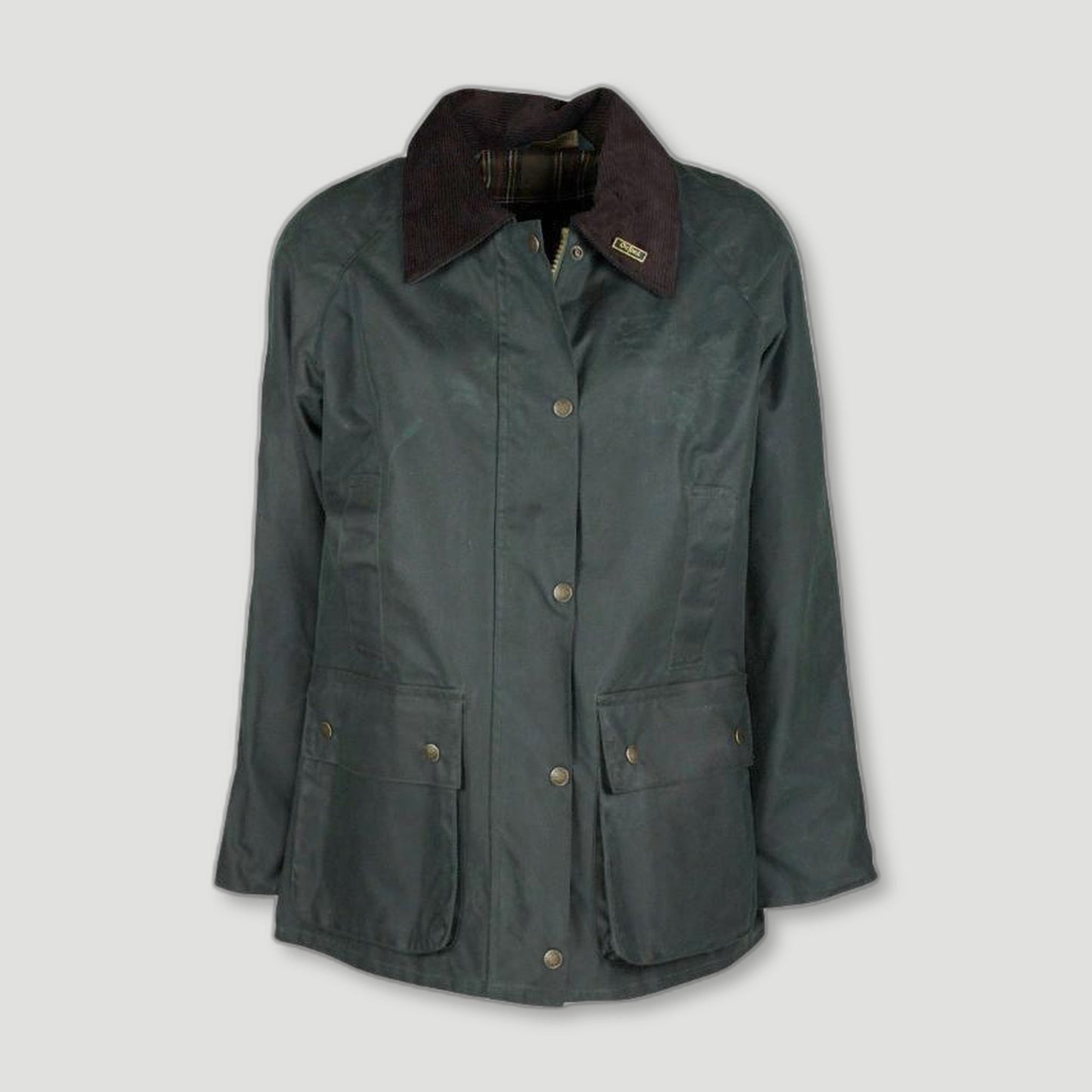 Women's Country Girl Wax Jacket - Green from Oxford Blue - British Made Waxed Jackets