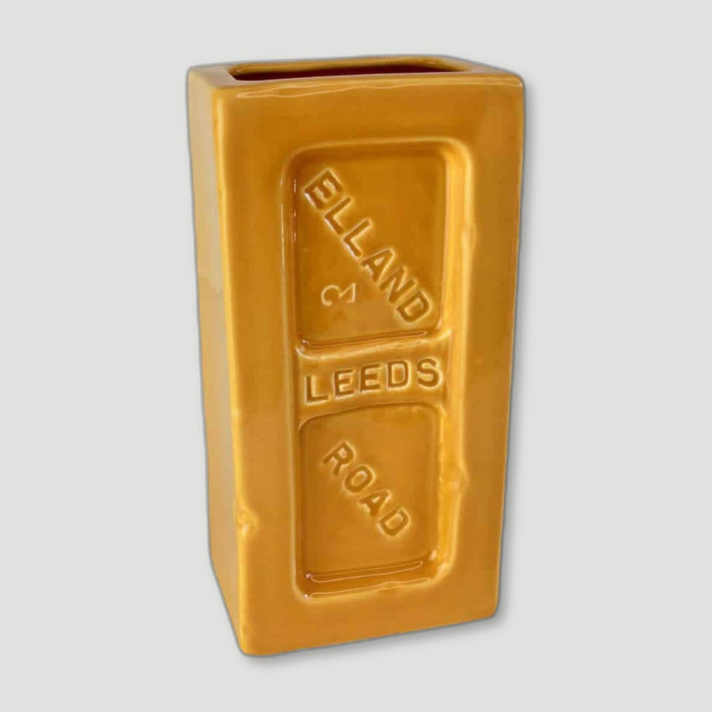 Yellow Leeds Brick Vase from Stolen Form - British Made Vases & Homeware