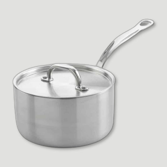 16cm Steel Saucepan from Samuel Groves - British Made Cookware