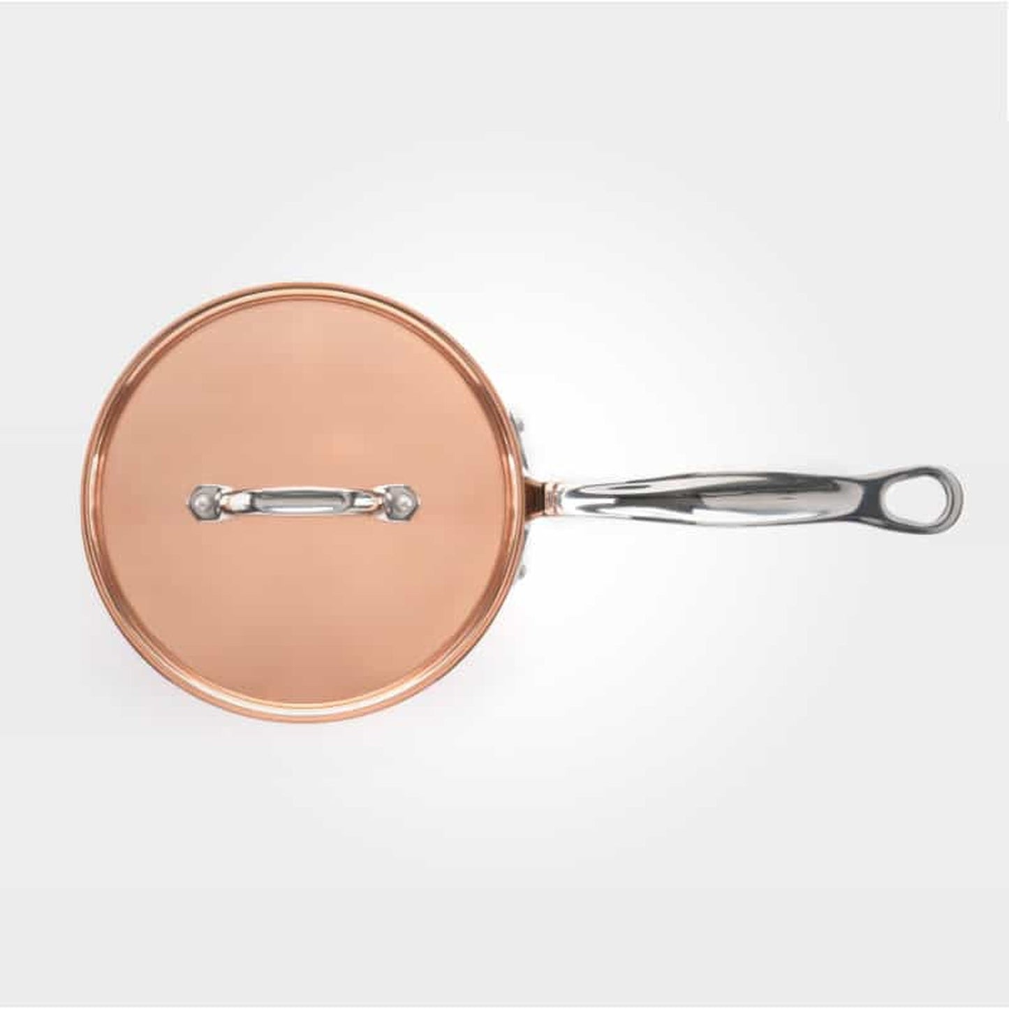 18cm Copper Induction Saucepan & Lid