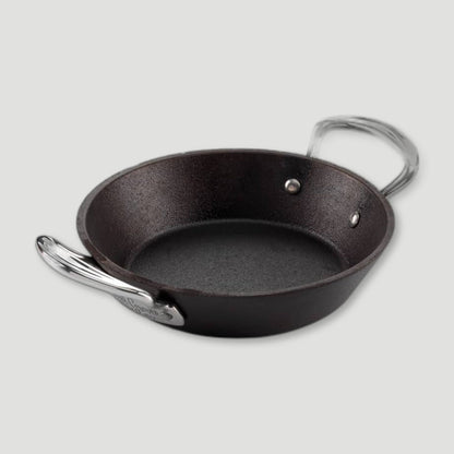 20cm Cast Iron Double Handled Skillet from Samuel Groves - British Made Cookware