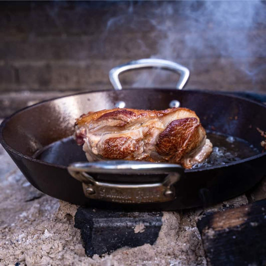 20cm Cast Iron Double Handled Skillet