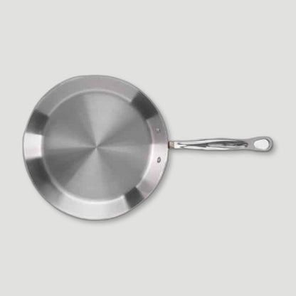 Top view of 20cm Copper Induction Frying Pan from Samuel Groves - British Made Cookware