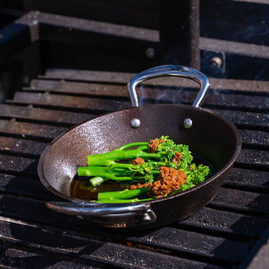 24cm Cast Iron Double Handled Skillet