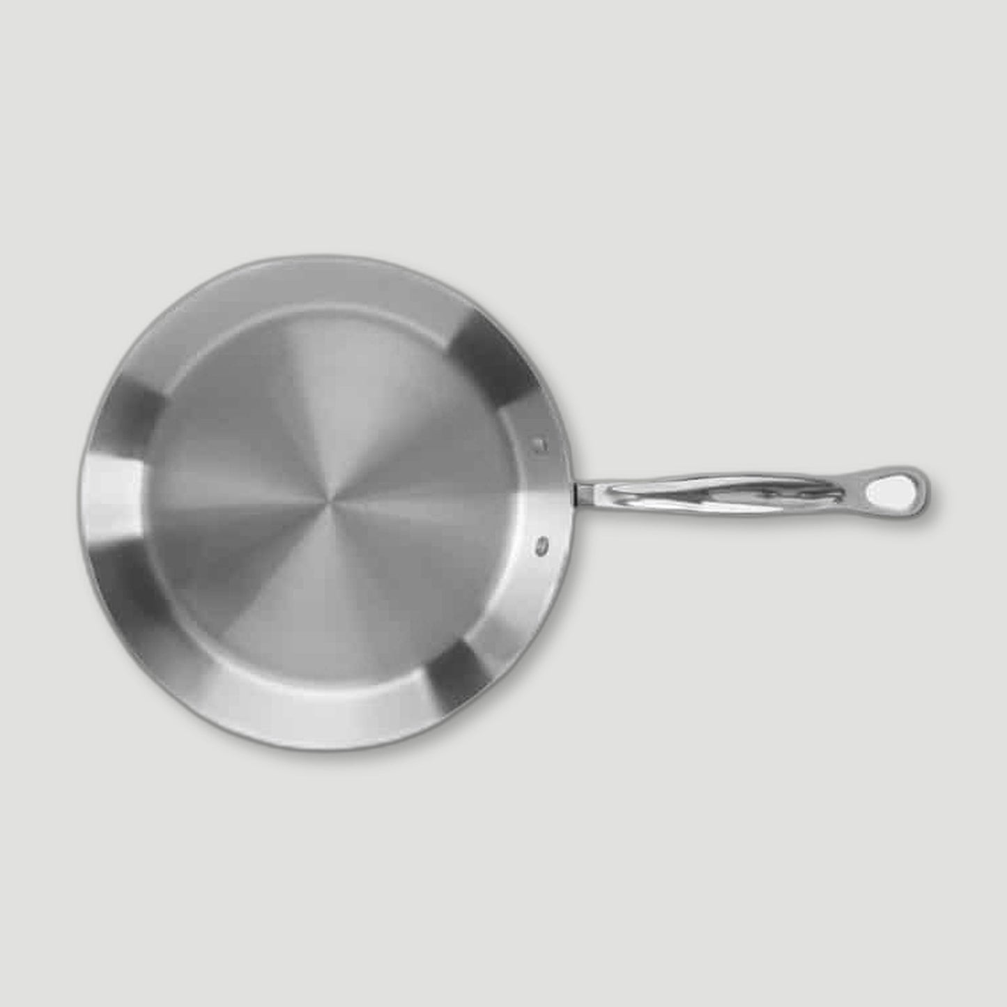 Top view of 26cm Copper Induction Frying Pan from Samuel Groves - British Made Cookware