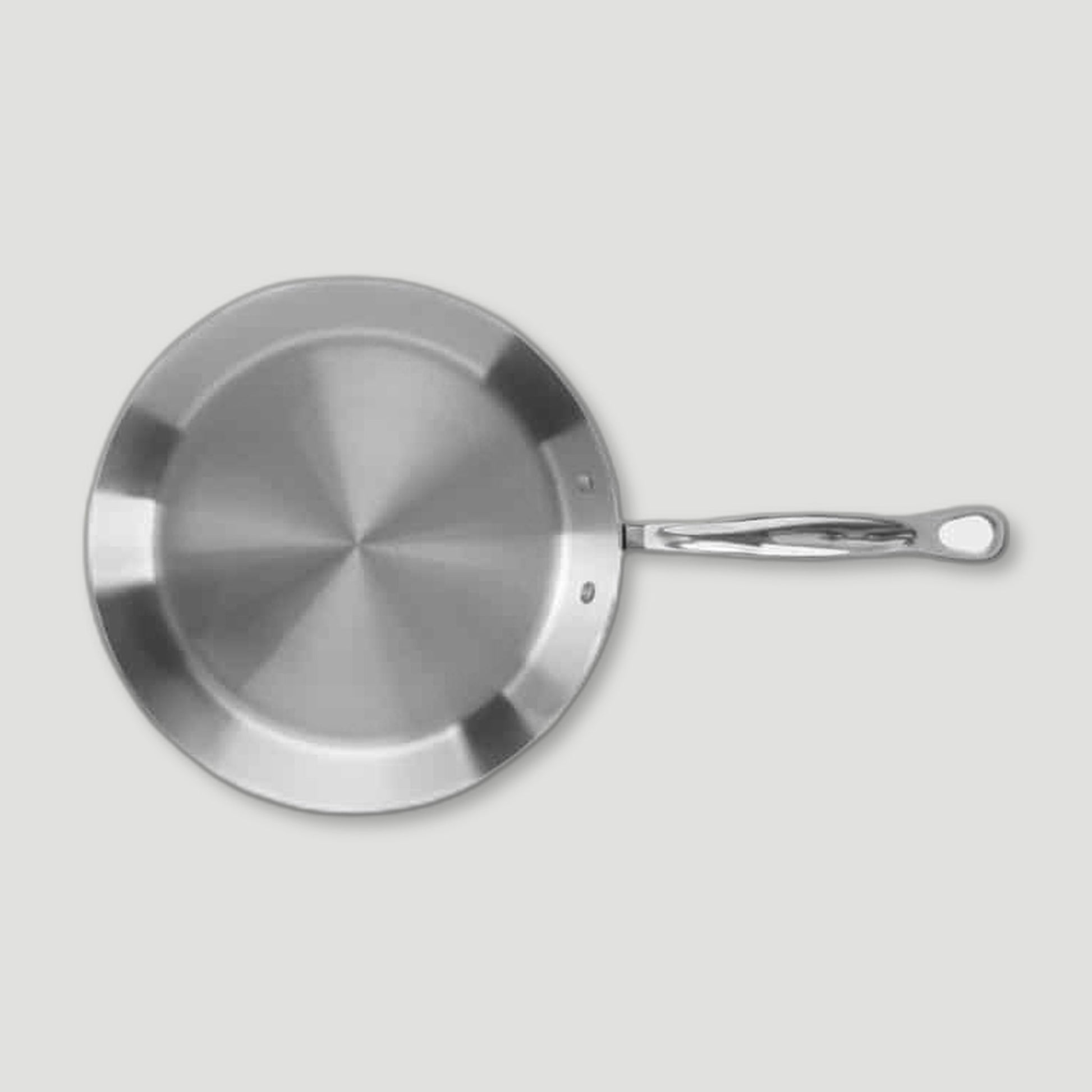 Top view of 26cm Copper Induction Frying Pan from Samuel Groves - British Made Cookware
