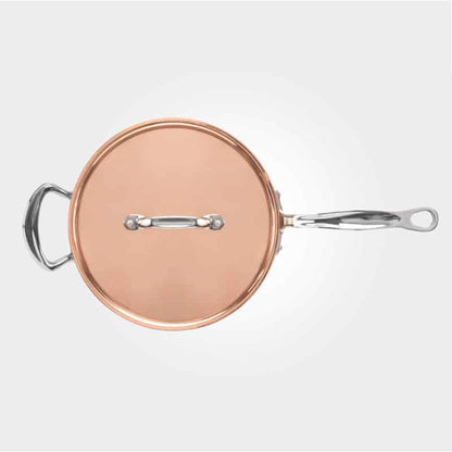 26cm Copper Induction Sauté Pan & Lid